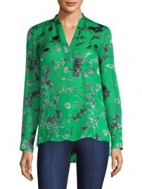 Amos Floral Print Silk Tunic at Saks Fifth Avenue